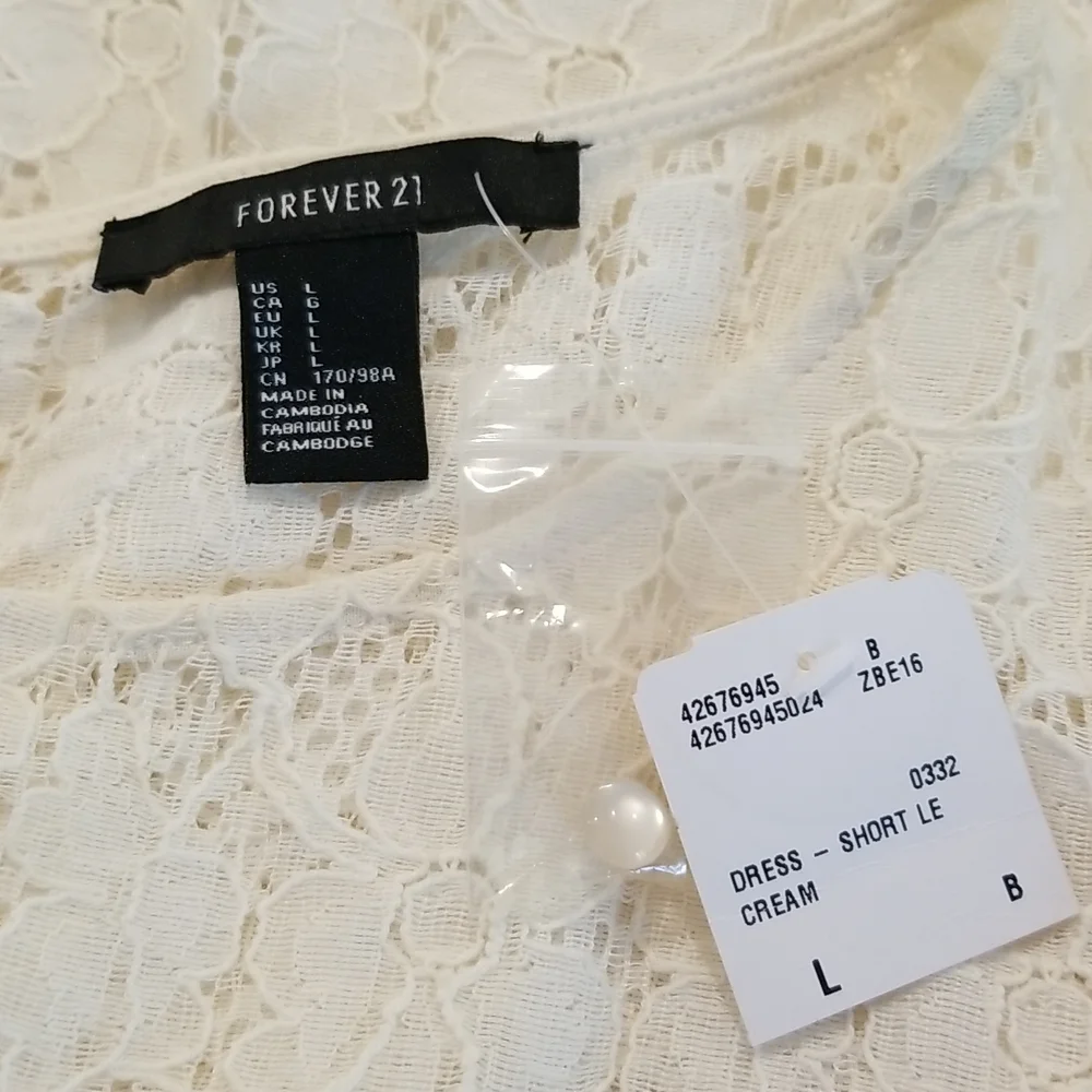 Forever 21 Lace Drop Waist Dress - Picture 5 of 6